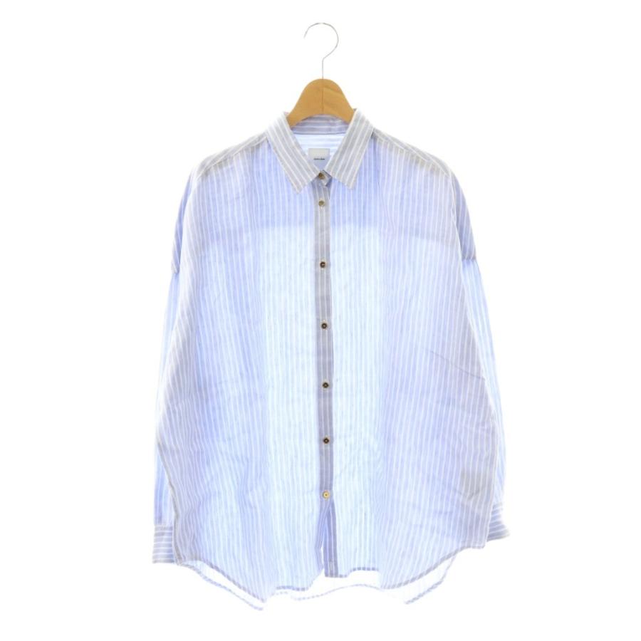 スピック&スパン Spick&Span 25SS 80リネンカシュクール ビッグシャツ