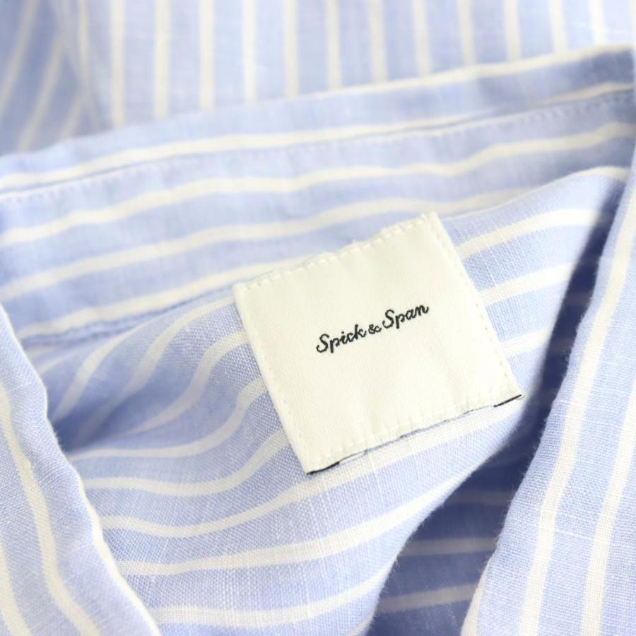 スピック&スパン Spick&Span 25SS 80リネンカシュクール ビッグシャツ