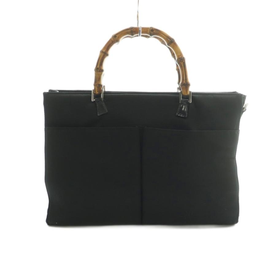 GUCCI（グッチ） バンブーハンドル ハンドバッグ 黒 001・1875 /MI 