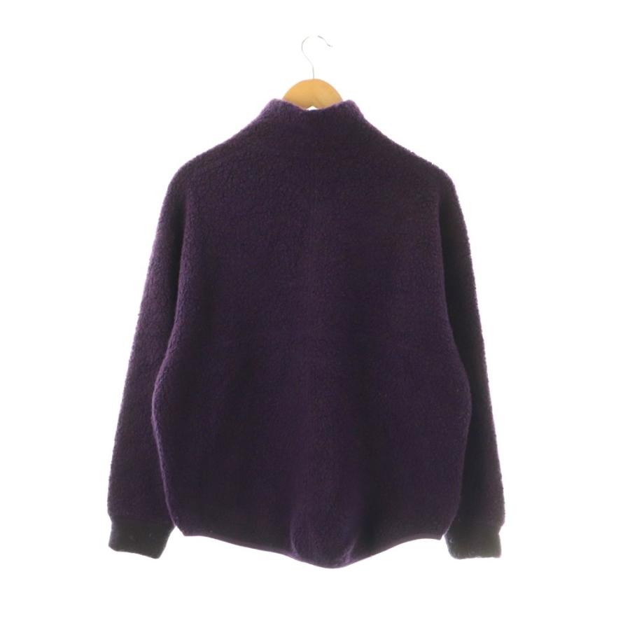 ロンハーマン Ron Herman RHC 25AW ウールボアハーフジッププルオーバー スウェット 長袖 XS 紫 /NR ■OS レディース_1