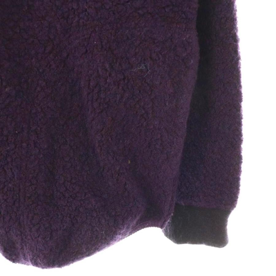 ロンハーマン Ron Herman RHC 25AW ウールボアハーフジッププルオーバー スウェット 長袖 XS 紫 /NR ■OS レディース_5