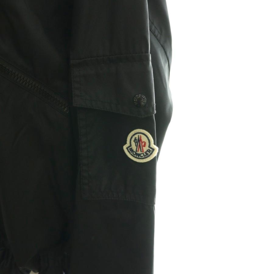 モンクレール MONCLER J20931A00046597R1 HEMAR GIUBBOTTO ジャケット ブルゾン ジップアップ ナイロン 1 黒 ブラック /NR ■OSの画像