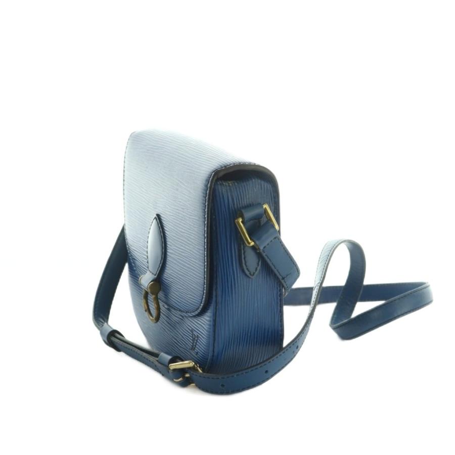ルイヴィトン LOUIS VUITTON ミニサンクルー バッグ ショルダーバッグ フラップ レザー 青 M52215 /MI ■OS ■OH レディース_2