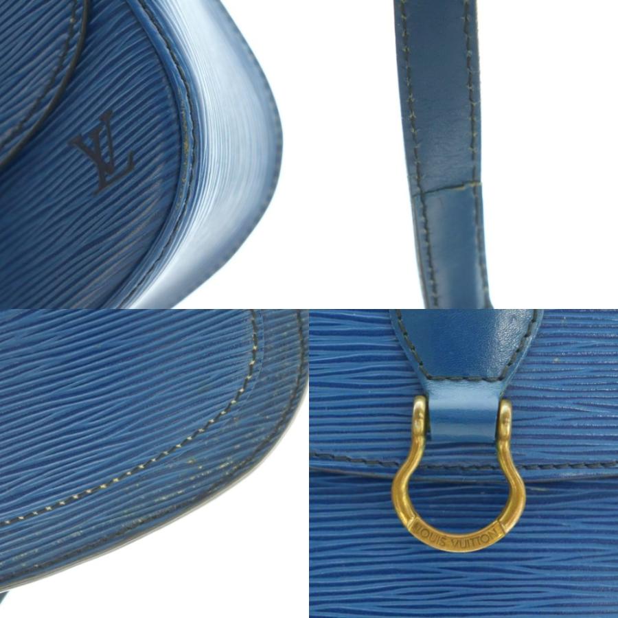 ルイヴィトン LOUIS VUITTON ミニサンクルー バッグ ショルダーバッグ フラップ レザー 青 M52215 /MI ■OS ■OH レディース_7