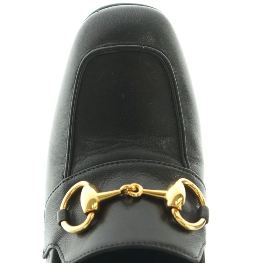 GUCCI（グッチ） ホースビット ヒールローファー モカシン スクエア