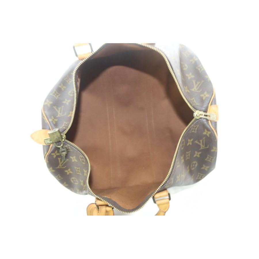 ルイヴィトン LOUIS VUITTON モノグラム キーポル45 ボストンバッグ ハンドバッグ 南京錠付き ブラウン M41428_3