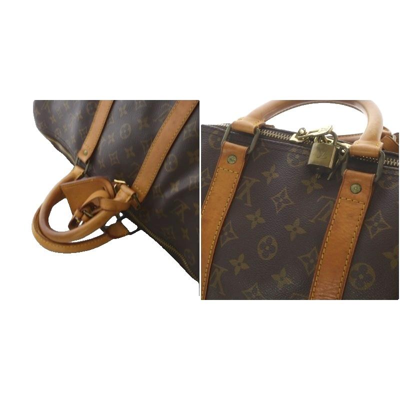 ルイヴィトン LOUIS VUITTON モノグラム キーポル45 ボストンバッグ ハンドバッグ 南京錠付き ブラウン M41428_6