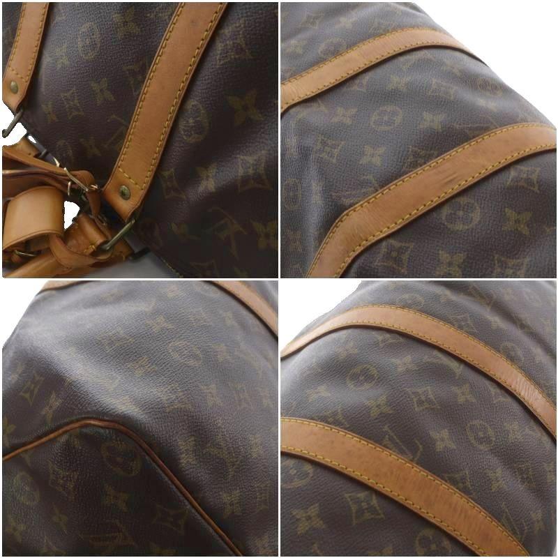 ルイヴィトン LOUIS VUITTON モノグラム キーポル45 ボストンバッグ ハンドバッグ 南京錠付き ブラウン M41428_8