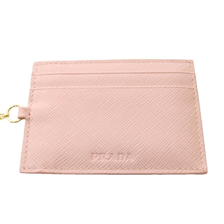 プラダ サフィアーノ パスケース付き 長財布 レザー ロゴ ピンク 1MH132 PRADA（プラダ） サフィアーノ パスケース付き 長財布 レザー ロゴ
