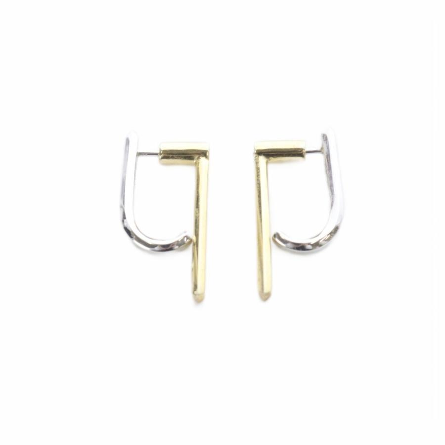 スタージュエリー STAR JEWELRY バイカラーピアス 両耳用 925 シルバー