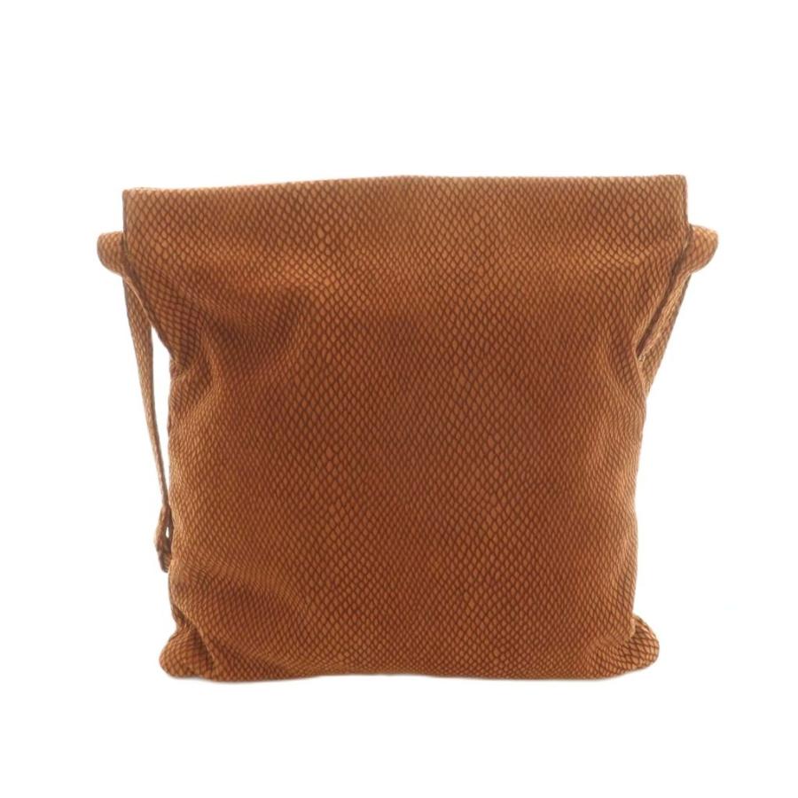 LOEWE ショルダーバッグ サコッシュ レザー ブラウン ロゴ型押し LOEWE（ロエベ） LOEWE vintage ショルダーバッグ レザー リザード型