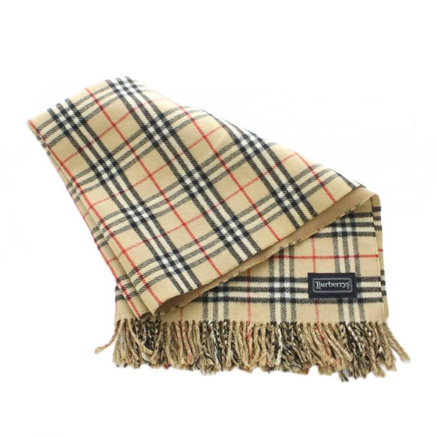 BURBERRY（バーバリー） マフラー ストール ノバチェック ウール 茶色