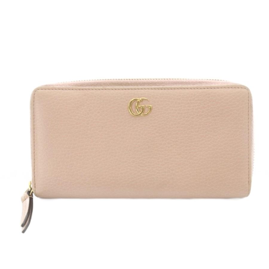 グッチ GUCCI 長財布 レザー ピンク 456117 GUCCI（グッチ） 長財布 レザー ピンク 456117 /SR □OH レディース