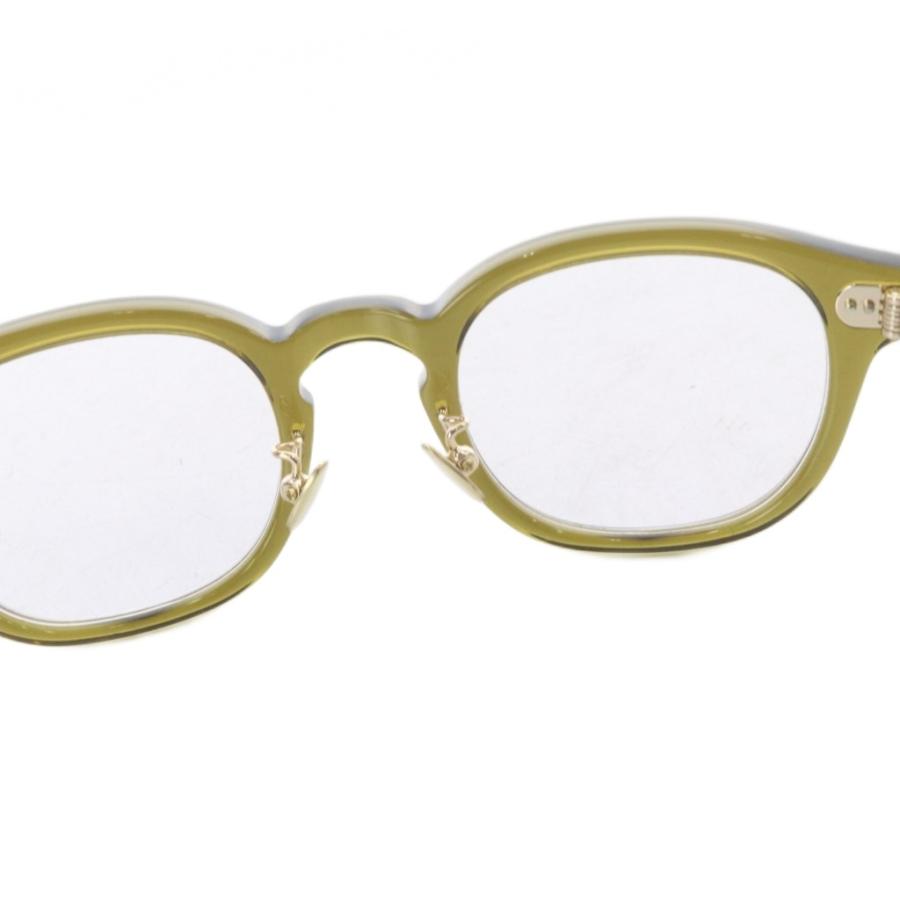 モスコット MOSCOT LEMTOSH メガネ 度入り 49□24-145 カーキ 緑