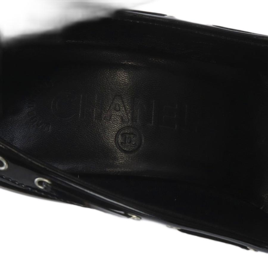 CHANEL（シャネル） パンプス ハイヒール リボンモチーフ エナメル