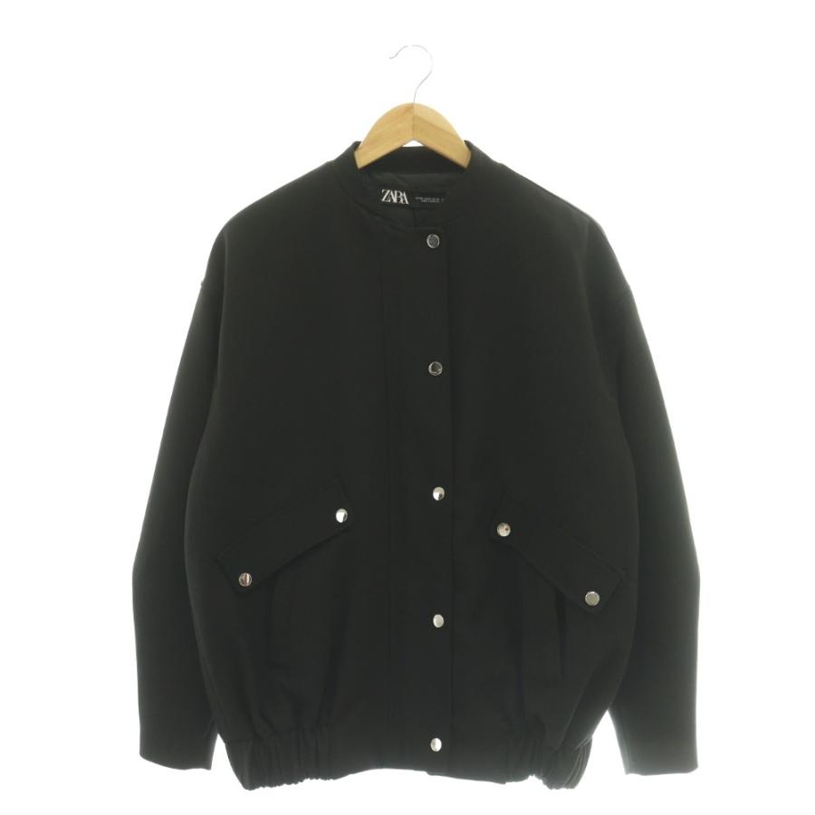 ZARA（ザラ） ボンバージャケット ブルゾン XS ブラック /DF □OS □SH 