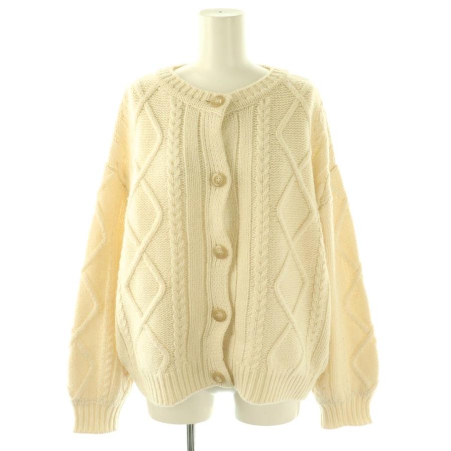 【新品】ハーリップトゥ H Boa Cable Knit Cardigan herlipto H Boa Cable Knit Cardigan S 【公式通販】