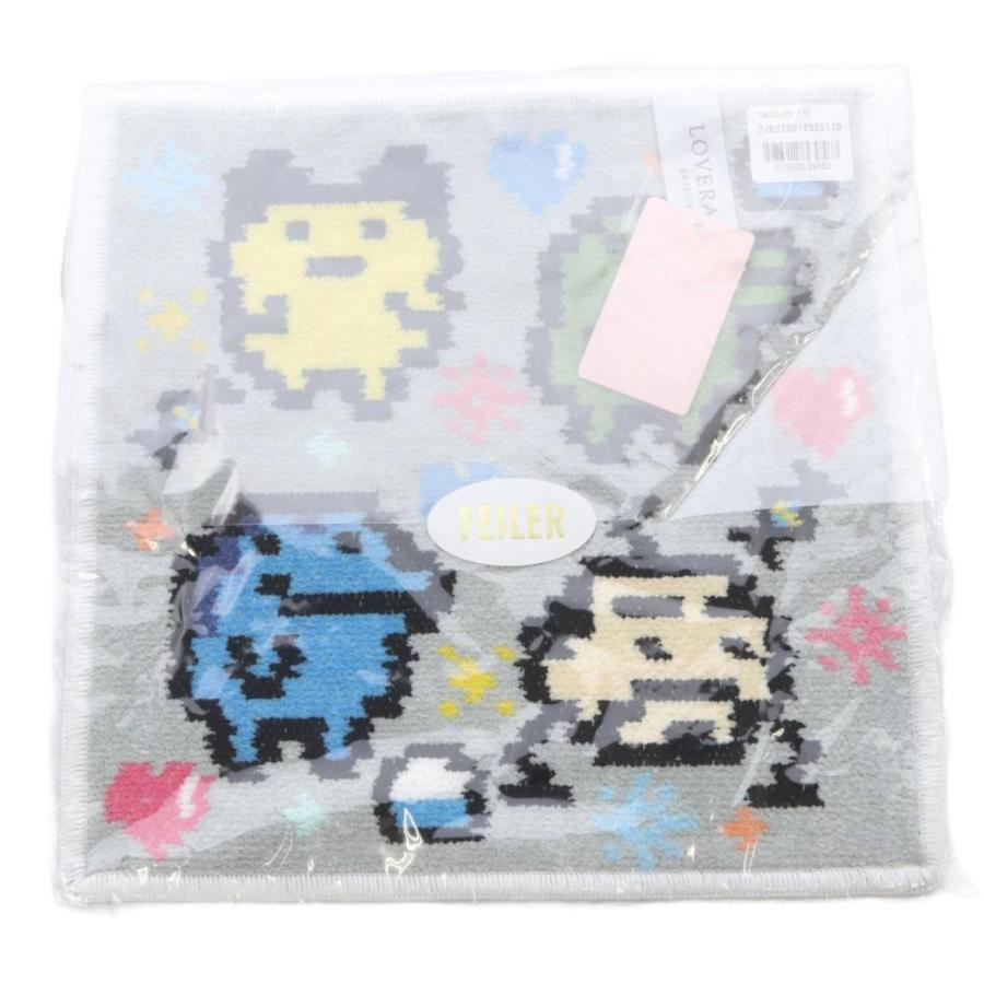 未使用品 フェイラー FEILER ラブラリーバイ たまごっち ハンカチ