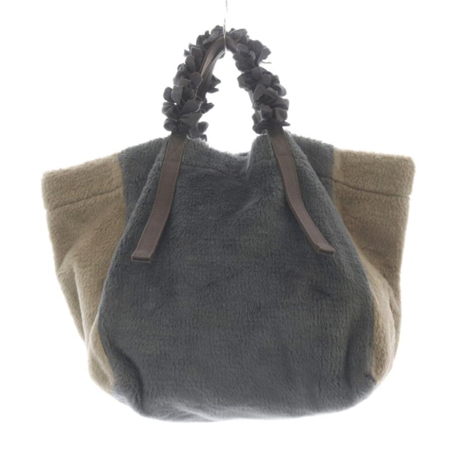 ラドロー LUDLOW ファートートバッグ ハンドバッグ ベージュ グレー 