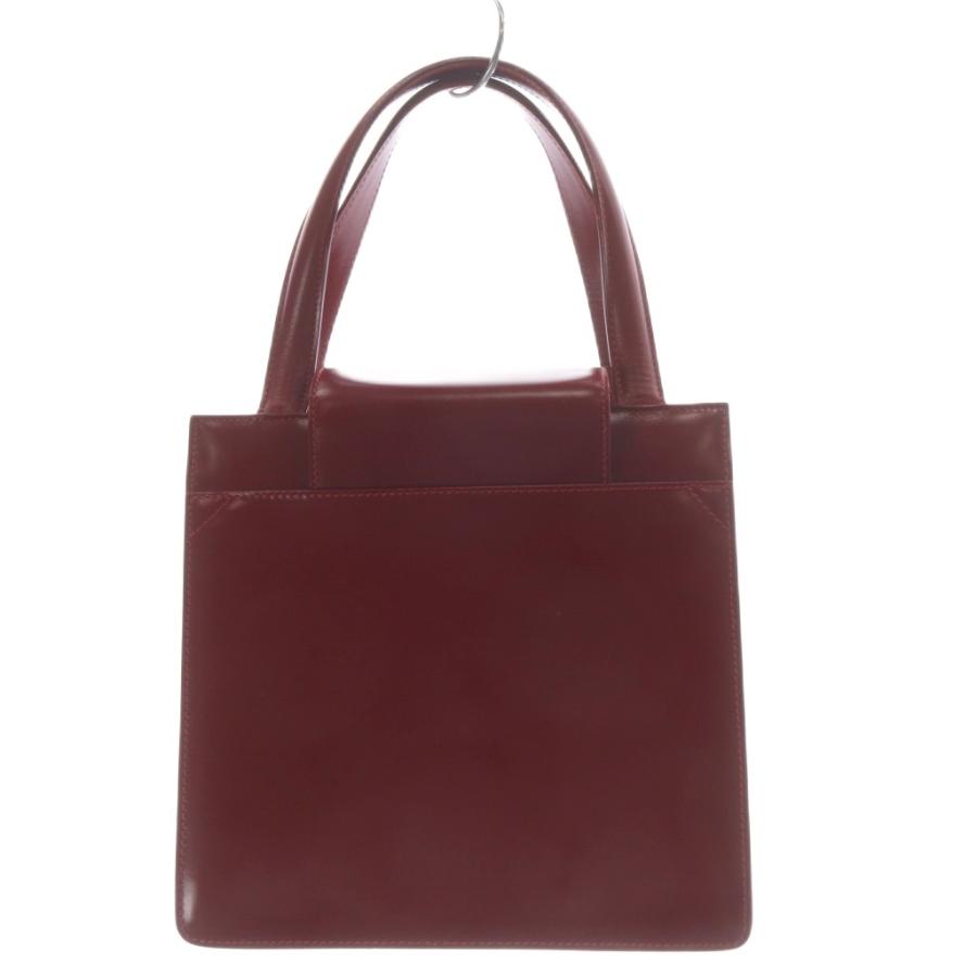 BVLGARI◇トートバッグ/レザー/WHT BVLGARI（ブルガリ） ハンドバッグ 