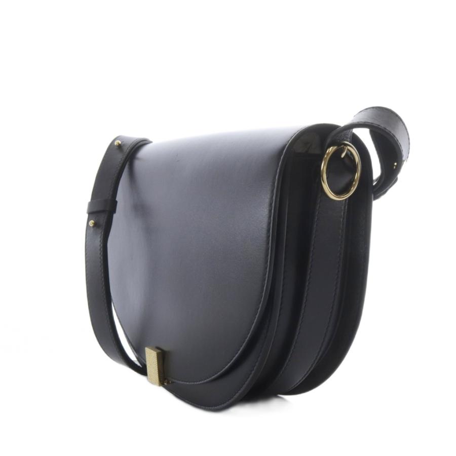 ヴィクトリアベッカム Victoria Beckham Half Moon Box Shoulder Bag バッグ ショルダーバッグ ワンショルダー カーフレザー ブラック_5