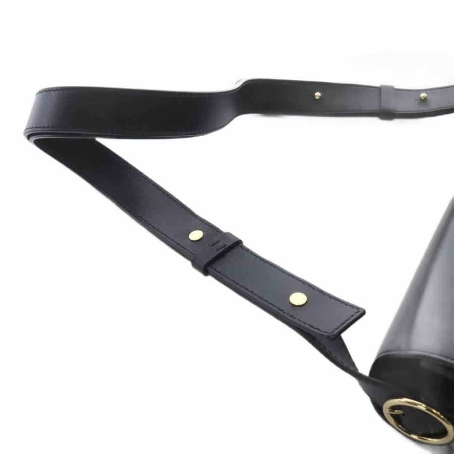 ヴィクトリアベッカム Victoria Beckham Half Moon Box Shoulder Bag バッグ ショルダーバッグ ワンショルダー カーフレザー ブラック_7