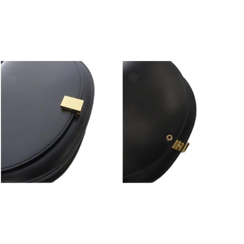 ヴィクトリアベッカム Victoria Beckham Half Moon Box Shoulder Bag バッグ ショルダーバッグ ワンショルダー カーフレザー ブラック_8