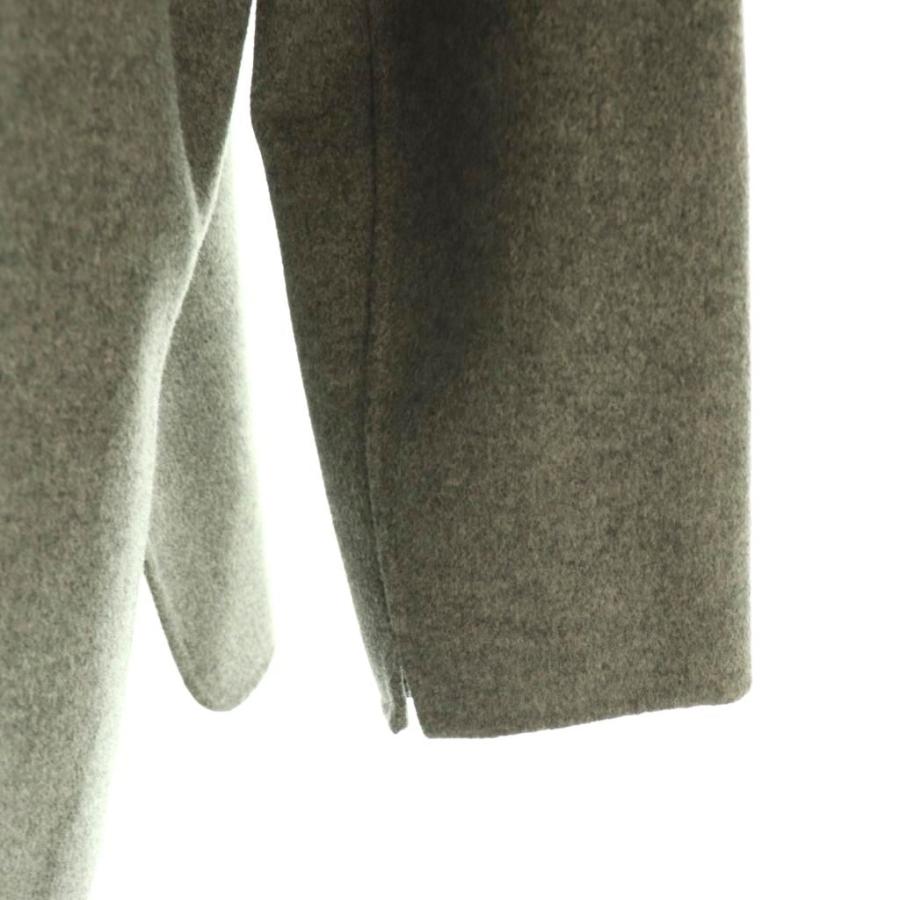 Sマックスマーラ 'S Max Mara CUCITO A MANO ダブルフェイスフードコート 42 グレー /SY ■OS レディースの画像