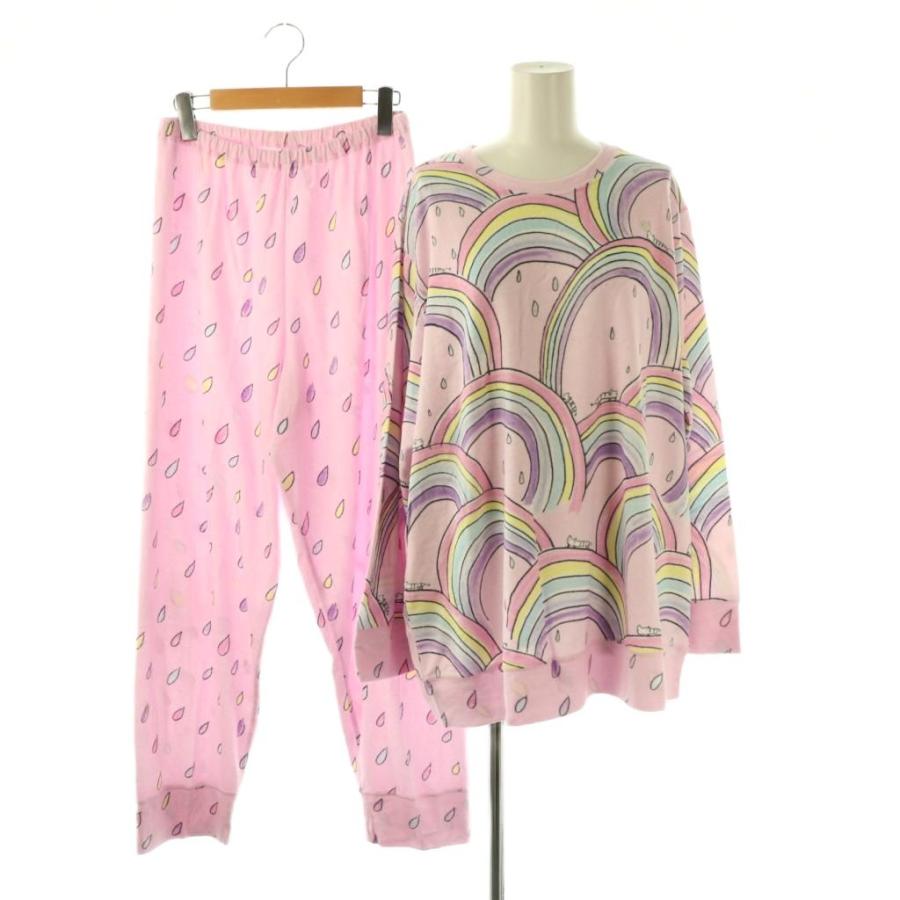 未使用品 ツモリチサト スリープ tsumori chisato SLEEP 虹 猫 パイル 