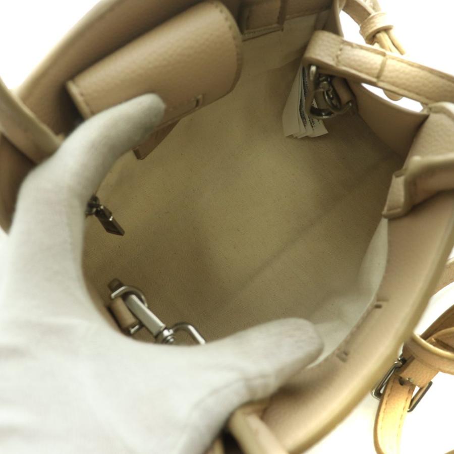 ZARA（ザラ） ミニシティバッグ ハンド ショルダー 2WAY トープグレー
