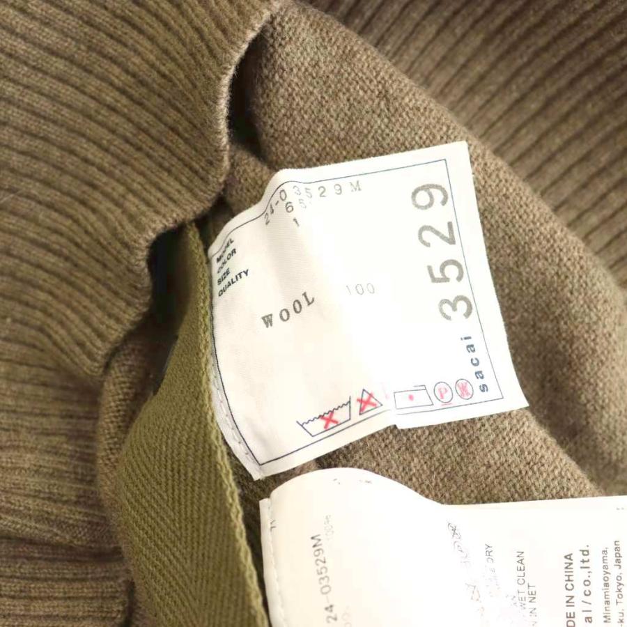 サカイ sacai ×マークゴンザレス 24-03529Mウール ゴンズ デザイン 