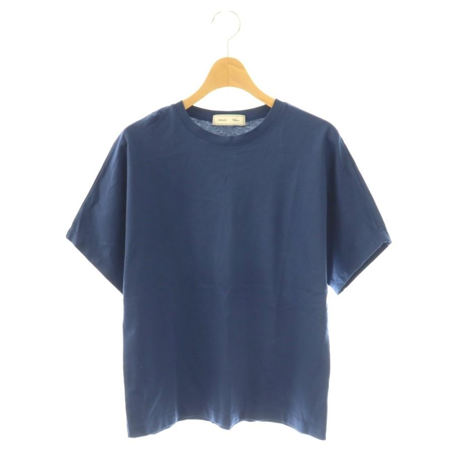 【ぷく】ebure エブール　Tシャツ ロンハーマン　新品 エブール ebure Ron Herman 別注 Tシャツ M ネイビー ブルー 無地
