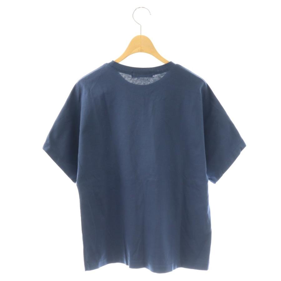 エブール ebure Ron Herman 別注 Tシャツ M ネイビー ブルー 無地