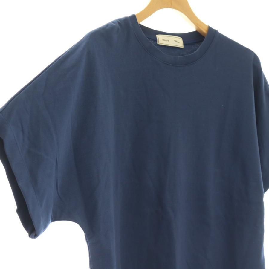 エブール ebure Ron Herman 別注 Tシャツ M ネイビー ブルー 無地