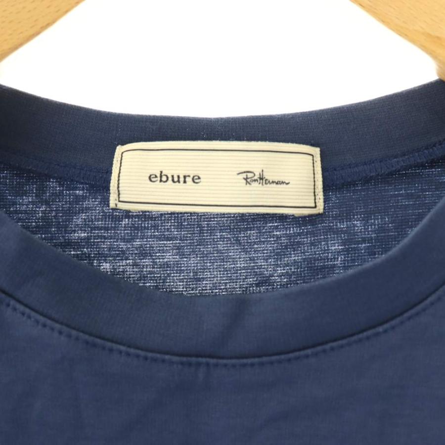 エブール ebure Ron Herman 別注 Tシャツ M ネイビー ブルー 無地