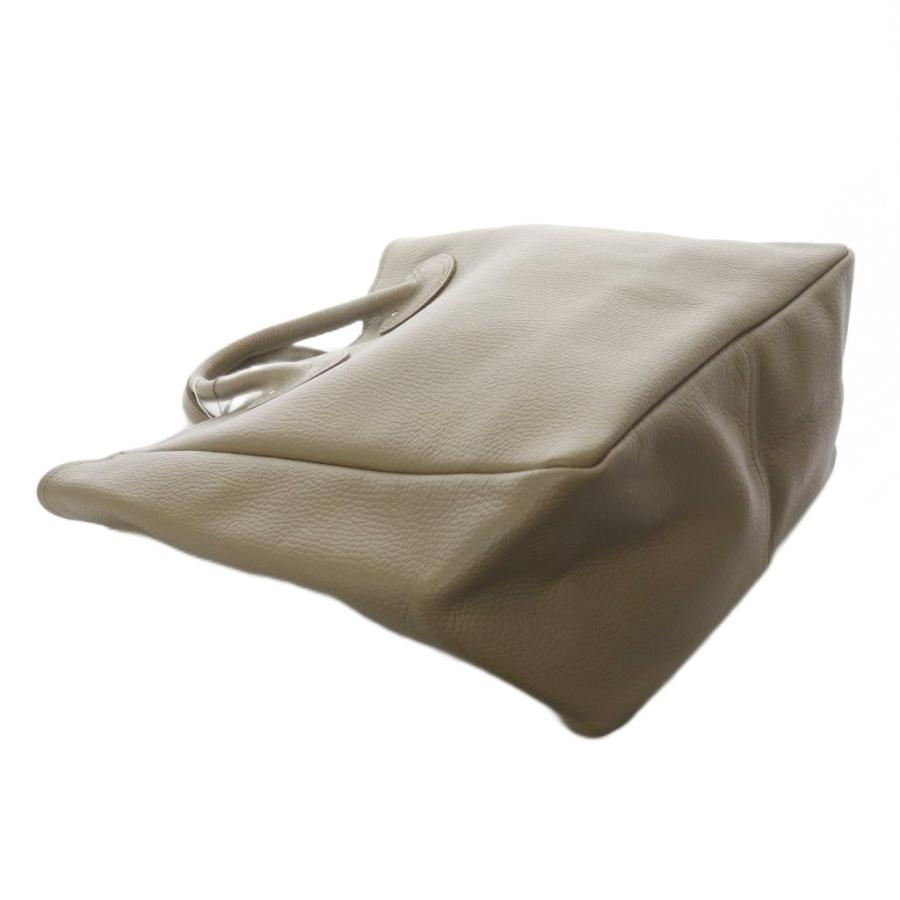 未使用品 ヤングアンドオルセン YOUNG & OLSEN エンボスレザー トートバッグ EMBOSSED LEATHER TOTE M カーフレザー ベージュ_6