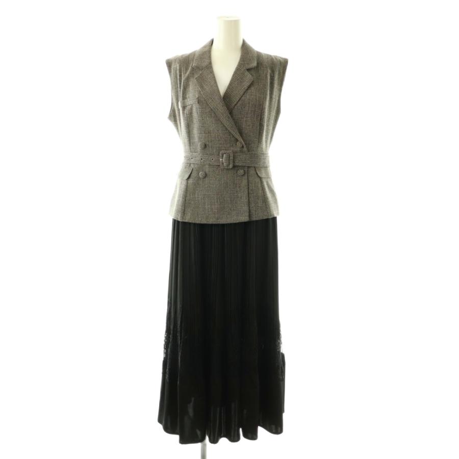 ハーリップトゥ Her lip to Meurice Pleated Lace Dress ワンピース 