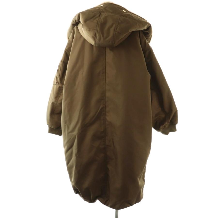 アッパーハイツ upper hights THE U-2 LONG HOODIE コート アウター フェイクファー 1 ブラウン /CX ■OS レディース_1