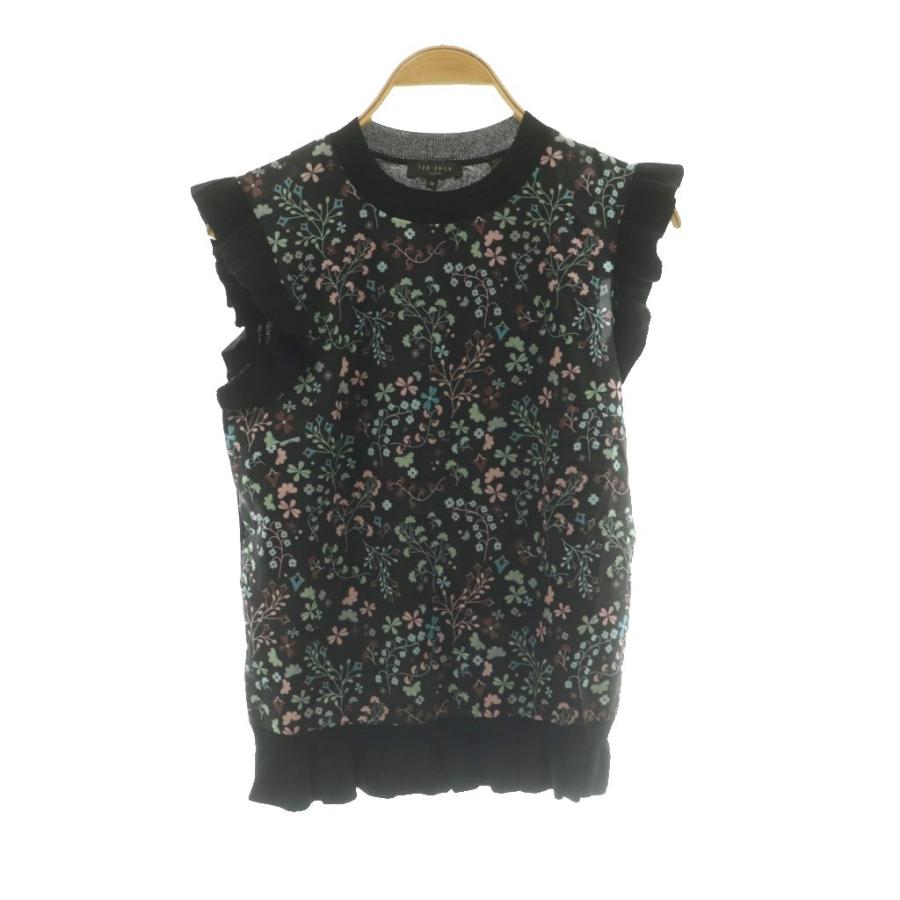 テッドベーカー TED BAKER 花柄トップス ブラウス ロングスカート 
