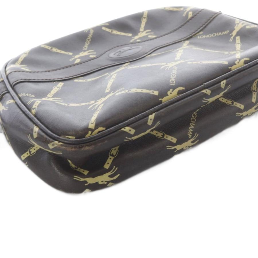 ミキ LONGCHAMP ショルダーバッグ ロゴ総柄 LONGCHAMP（ロンシャン