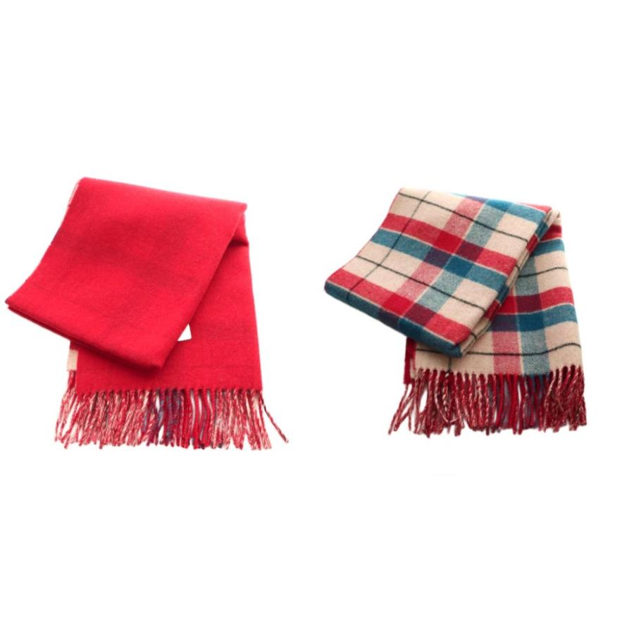 美品 ヴィヴィアンウエストウッド チェック ウール ストール マフラー ショール Vivienne Westwood（ヴィヴィアンウエストウッド） 未使用品 タグ付き