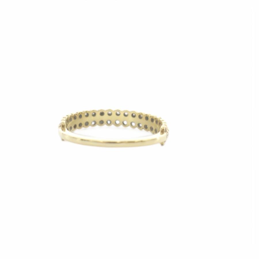 AHKAH レーシアリング イエローゴールド ダイヤ　9号 アーカー AHKAH 指輪 K18YG 0.09ct レーシアリング 7号 イエロー
