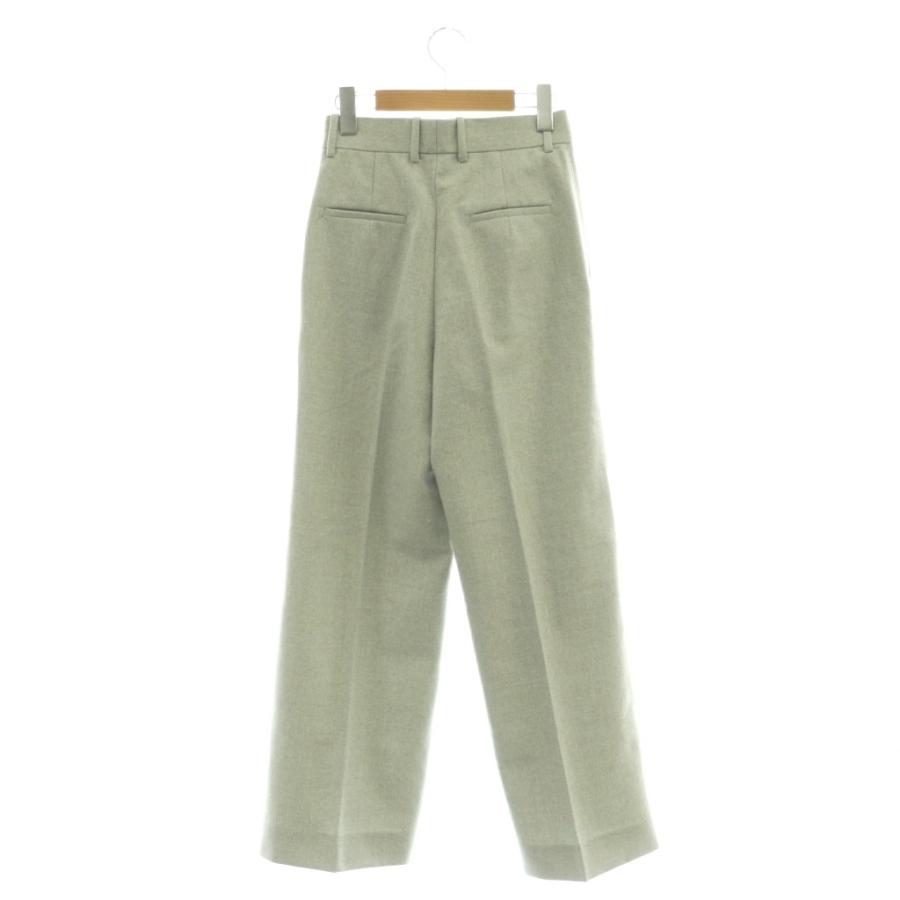 マディソンブルー MADISONBLUE WIDE SLACKS WOOL FLANNEL ワイドパンツ 