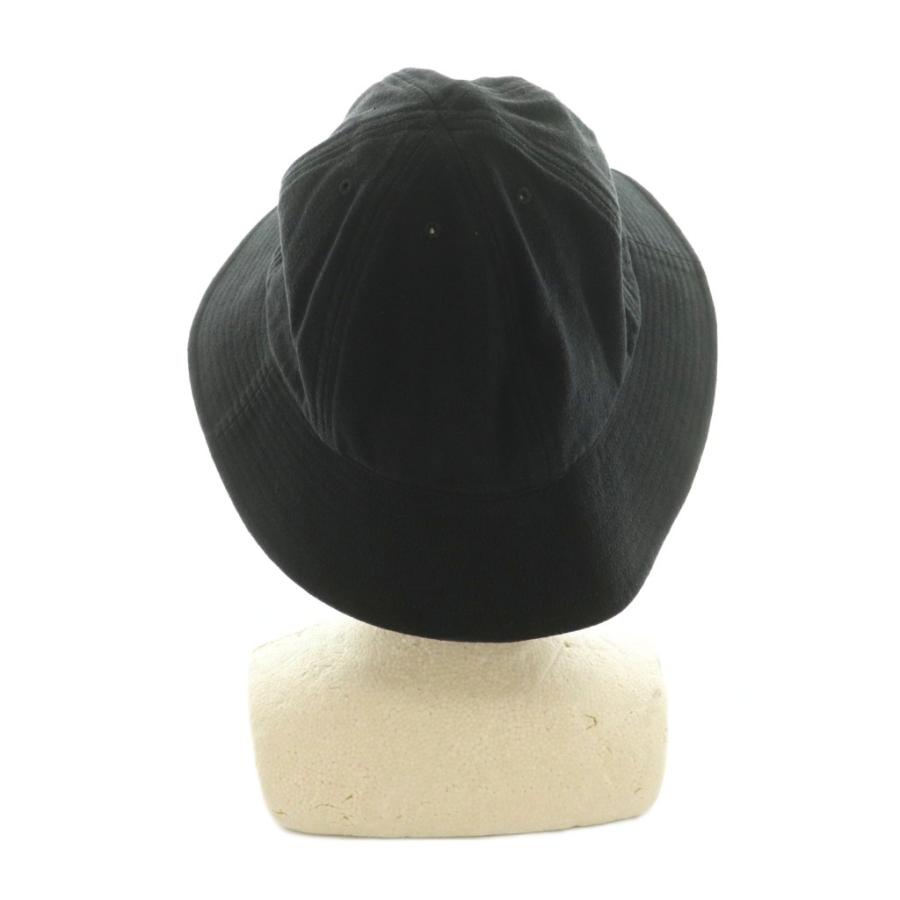 未使用品 コモリ COMOLI シルクネップ ハット 帽子 F 黒 D01-07002 /MI