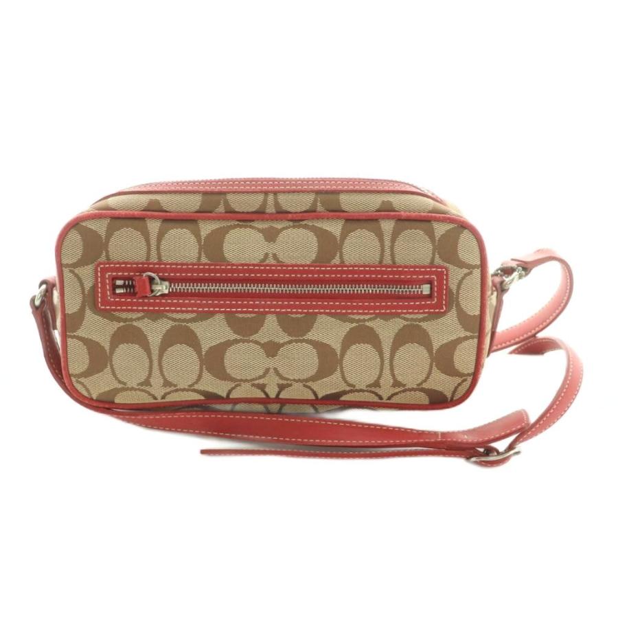 COACH（コーチ） シグネチャー ショルダーバッグ スクエア型 ベージュ