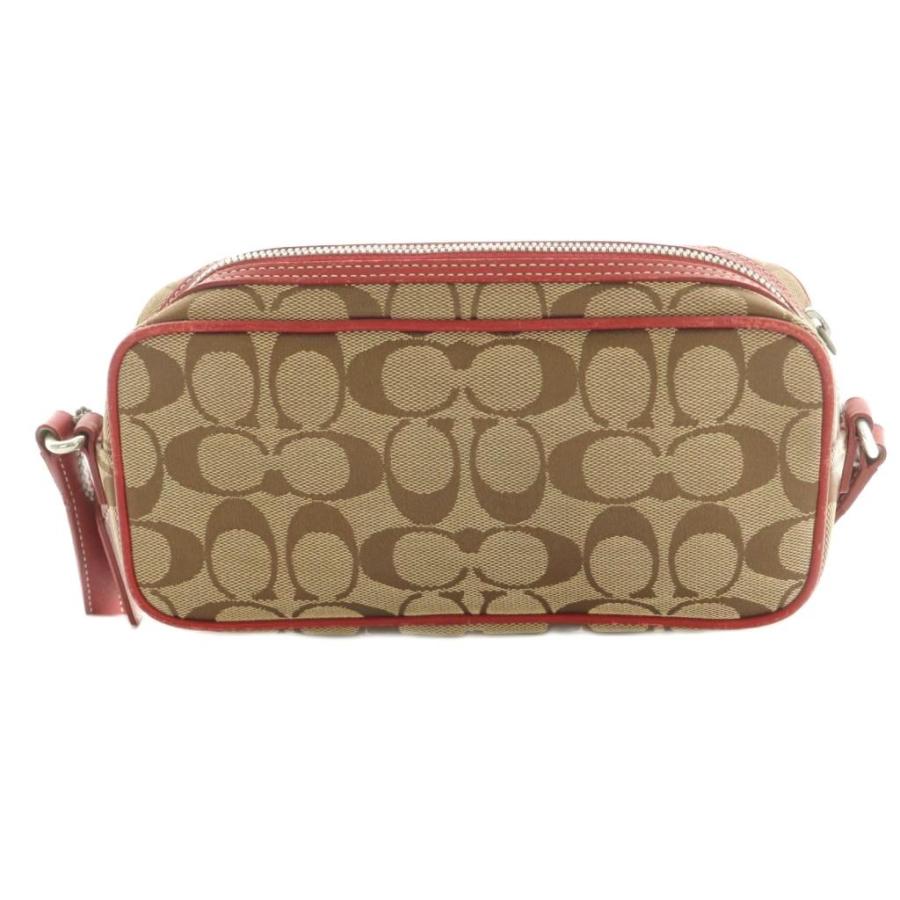 COACH（コーチ） シグネチャー ショルダーバッグ スクエア型 ベージュ