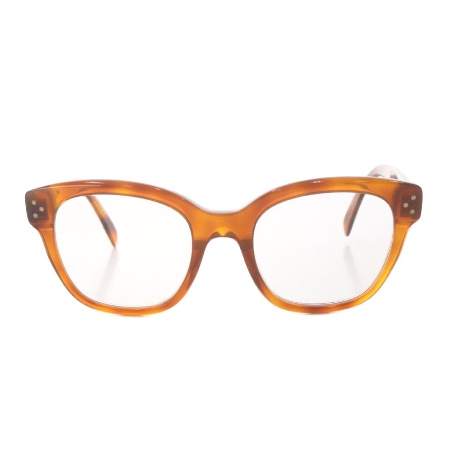 セリーヌ CELINE 伊達メガネ 眼鏡 メガネ ウェリントン型 51□20-145 ブラウン CL50086I /YO27 ■OH メンズ レディース_2