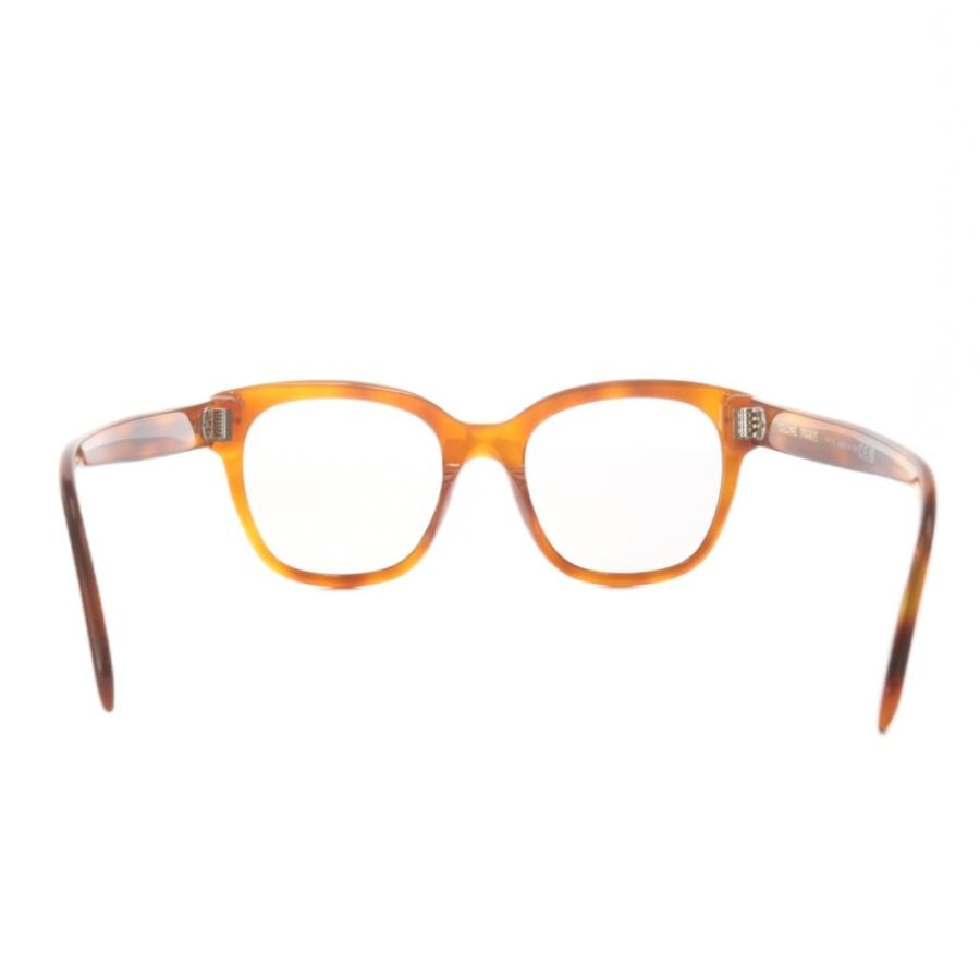 セリーヌ CELINE 伊達メガネ 眼鏡 メガネ ウェリントン型 51□20-145 ブラウン CL50086I /YO27 ■OH メンズ レディース_4