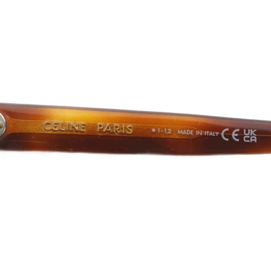 セリーヌ CELINE 伊達メガネ 眼鏡 メガネ ウェリントン型 51□20-145 ブラウン CL50086I /YO27 ■OH メンズ レディース_6