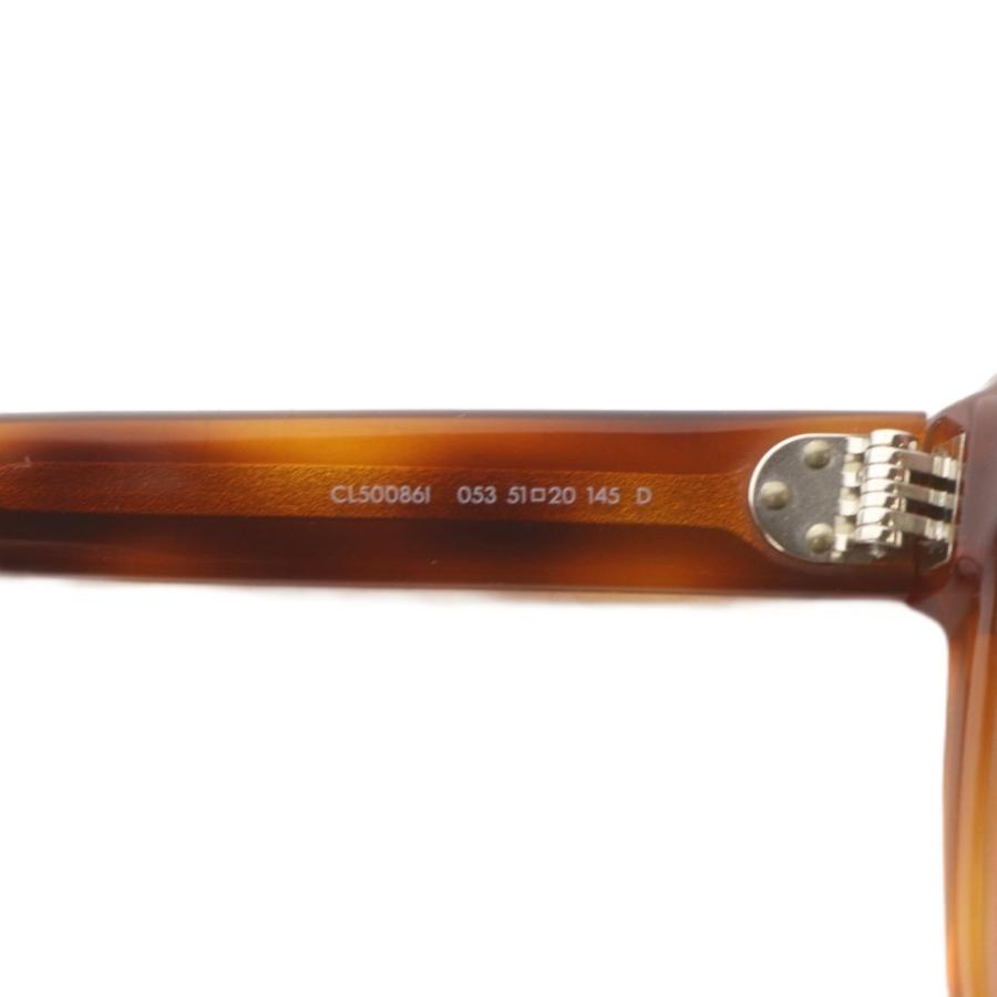 セリーヌ CELINE 伊達メガネ 眼鏡 メガネ ウェリントン型 51□20-145 ブラウン CL50086I /YO27 ■OH メンズ レディース_7